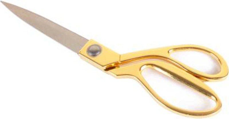 ShopTop Premium Stainless Steel Sewing / Tailoring Scissor, (Golden) Scissors Scissors  (Set of 1, Silver, golden)
