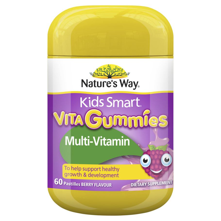 Nature's Way Kids Smart Multi-vitamin + Vegies 60 Vita Gummies