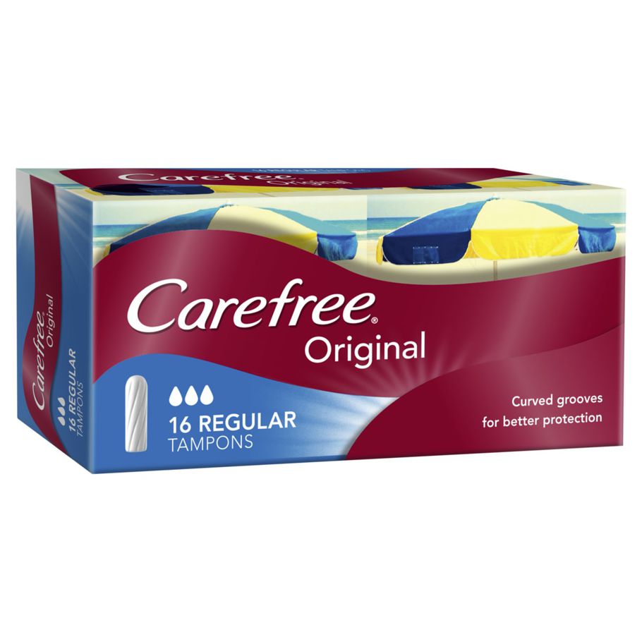 Carefree Original 16 Pack Regular Tampons