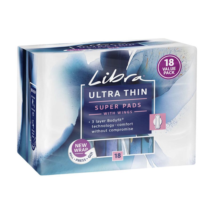 Libra 18 Pack Ultra Thin Super Pads