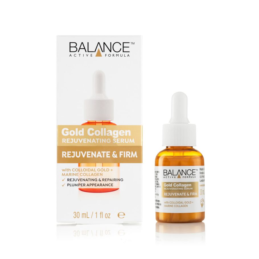 Balance Active Formula Gold Collagen Rejuvenating Serum 30ml - Colloidal Gold and Marine Collagen