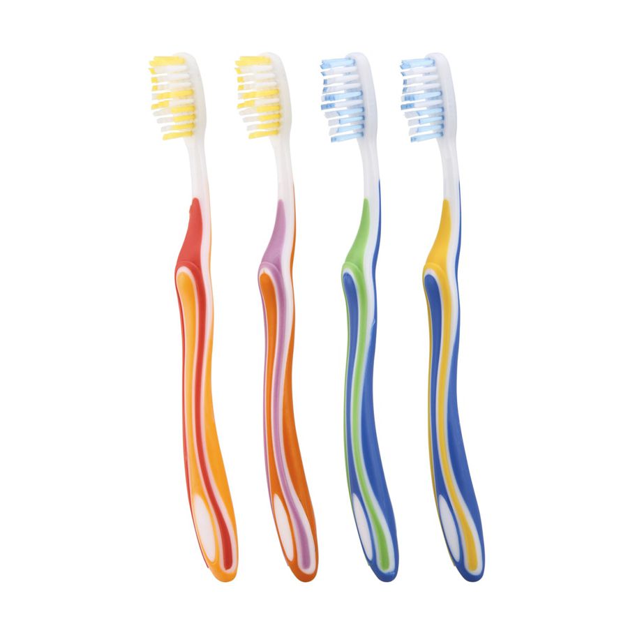 4 Pack Soft Adults Toothbrush