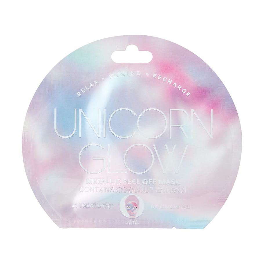 Unicorn Glow Metallic Peel Off Mask 20ml - Coconut Extract