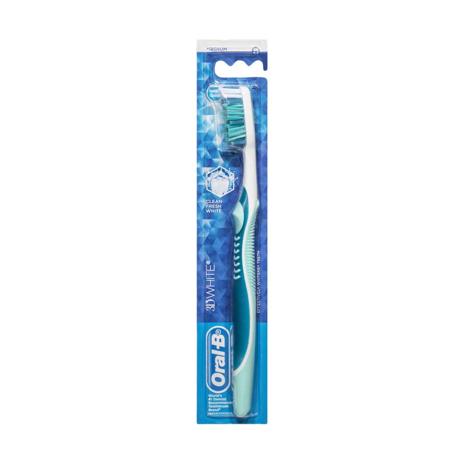 Oral-B Medium White 3D Toothbrush