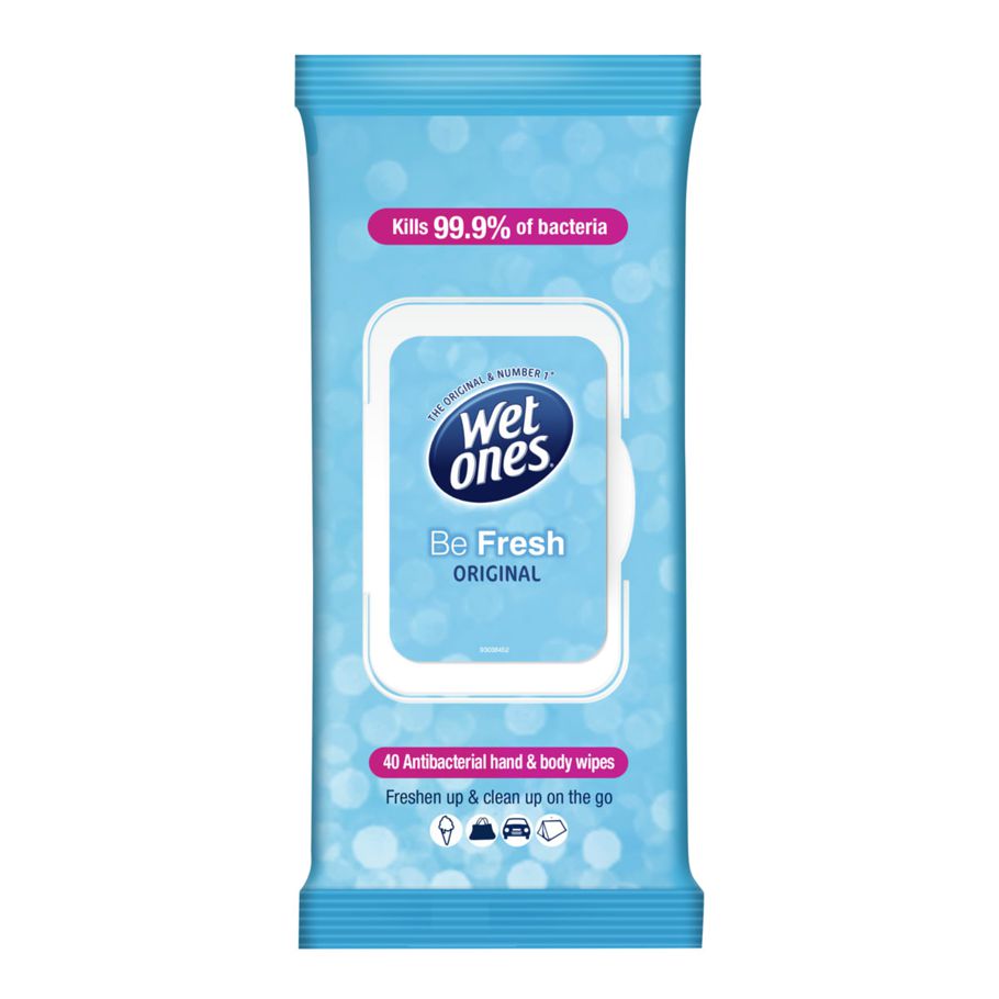 Wet Ones 40 Pack Be Fresh Wipes