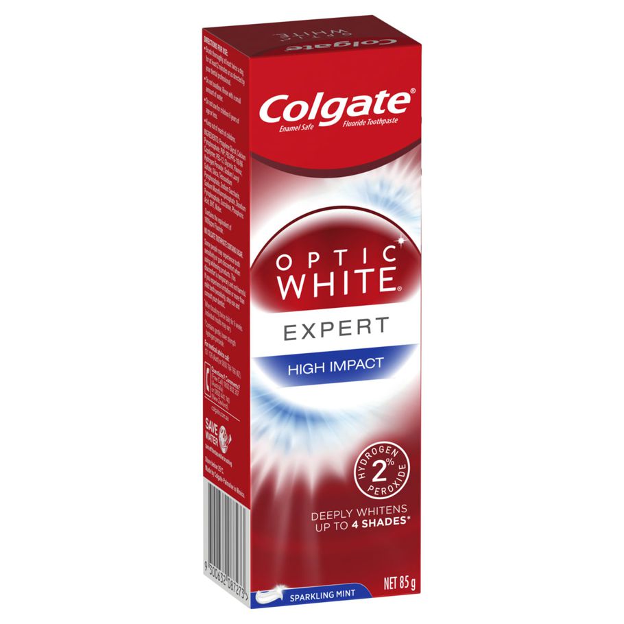 Colgate Optic White Expert High Impact Sparkling Mint Fluoride Toothpaste