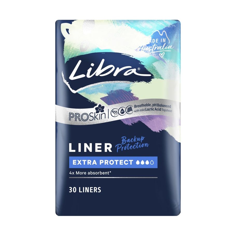 30 Pack Libra ProSkin Extra Protect Liners