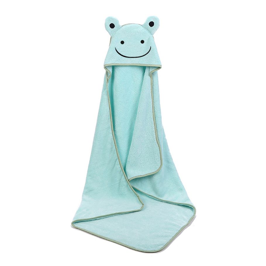 Baby bath towel Super absorbent poncho newborn cute cartoon embroidered hooded towel  beach Spa quick-drying bathrobe towel