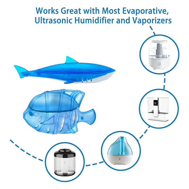 Humidifier Tank Cleaner,Universal Humidifier Filters Shark&Fish