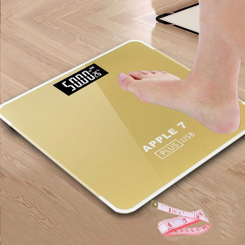 Bathroom floor scales smart household electronic digital Body bariatric LCD display Division value 180KG/50G