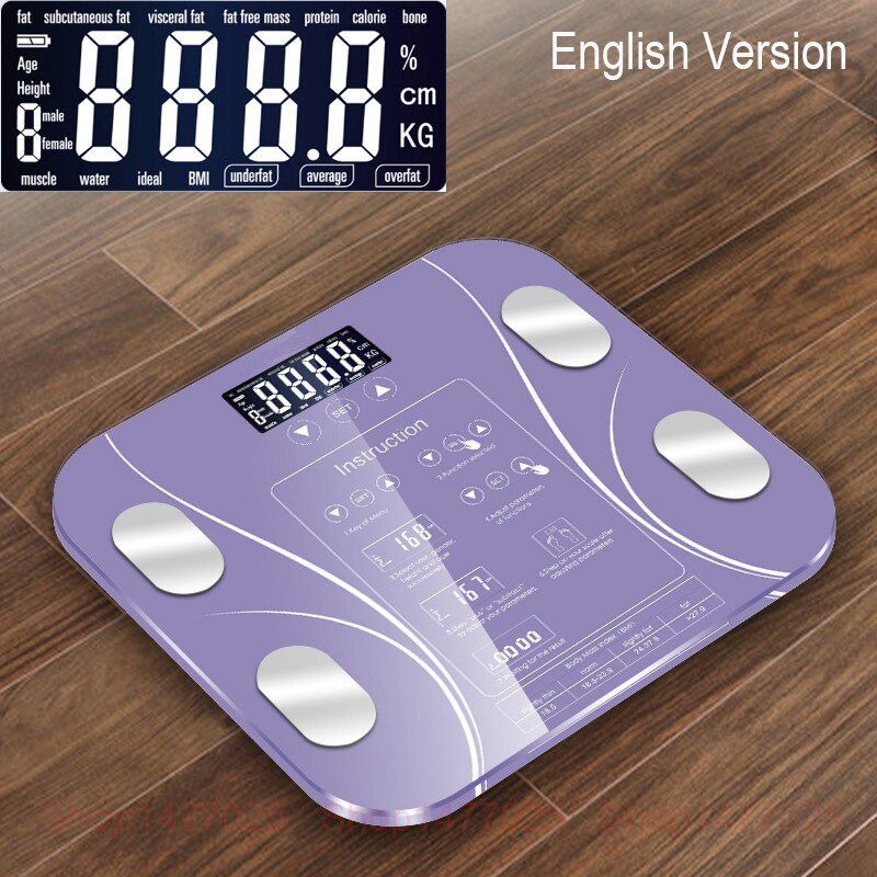 Body Index Electronic Smart Weighing Scales Bathroom Body Bmi Scale Digital Human Weight Mi Scales Floor Lcd Display