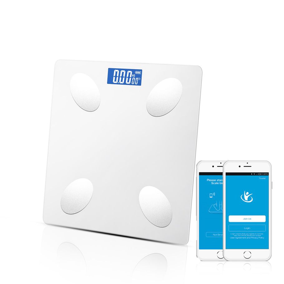 Floor Body Scale Bluetooth Bathroom Scales Smart Electronic Weighing Scale BMI Body Fat Scale Balance Body Composition Analyzer