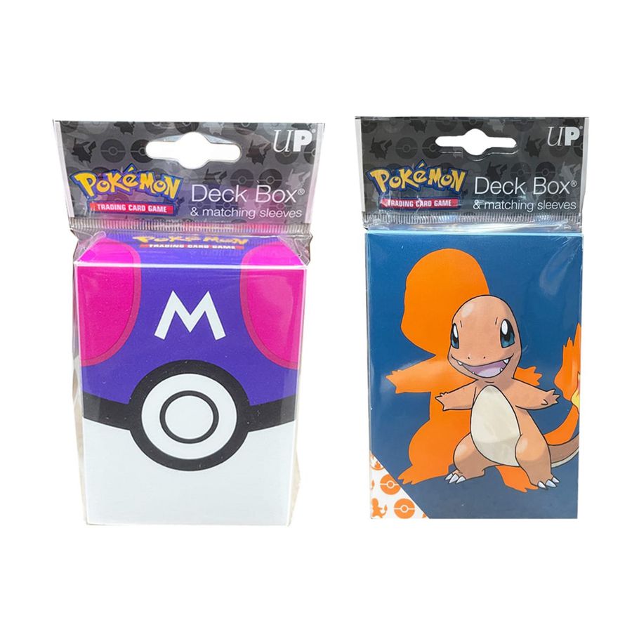 Pokemon Trading Card Game Deck Box & Matching Sleeves - Assorted