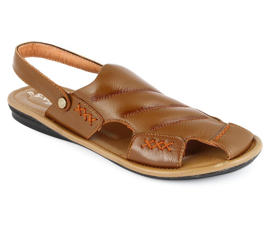 Brown Leather Sandal for Men