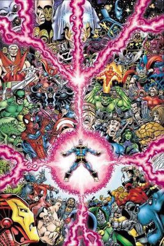 Marvel Universe: The End  (English, Paperback, Starlin Jim)