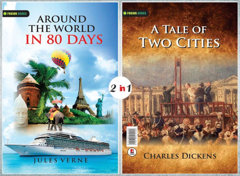A Tale of two Cities and Around The World in 80 Days  (Paperback, Dickens, Charles, Verne, Jules)