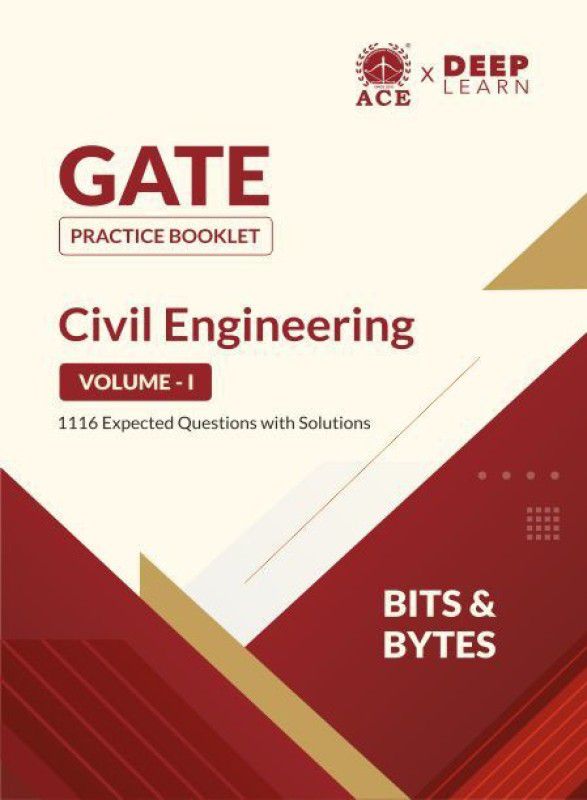 GATE 2022 Civil Practice Booklet 1116 Expected Questions with solutions for Civil Engineering Volume 1  (Paperback, By Subject Experts of the ACE Engineering Academy)
