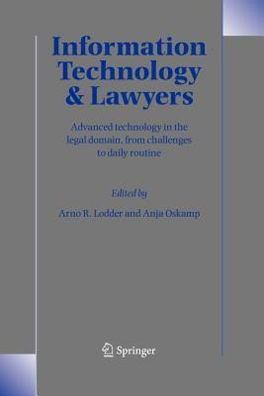 Information Technology and Lawyers  (English, Paperback, unknown)