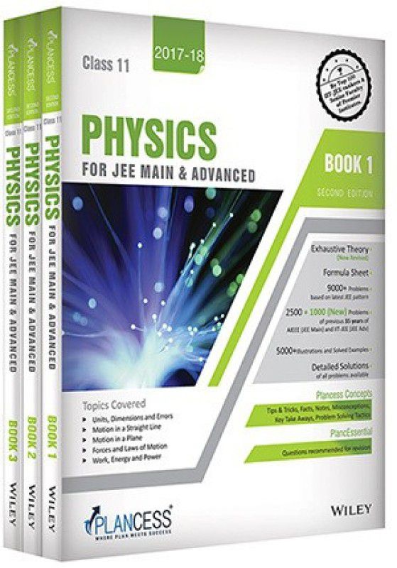 Plancess Study Material Physics for Jee Main & Advanced, Class 11, Set of 3 Books: 2017  (English, Paperback, unknown)
