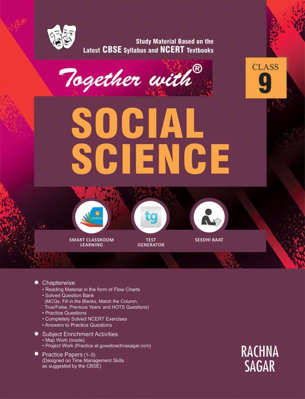Together with Social Science Study Material for Class 9  (English, Paperback, Rachna Sagar Expert Panel)