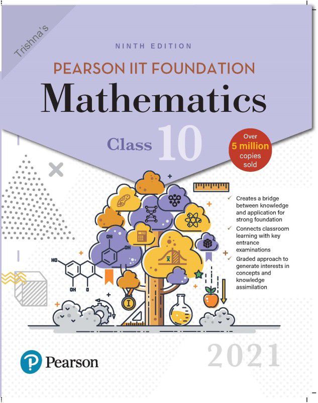 Pearson IIT Foundation Mathematics | Class 10| 2021 Edition| By Pearson  (Paperback, Trishna)