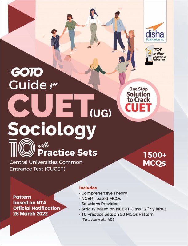 Go To Guide for CUET (UG) Sociology with 10 Practice Sets CUCET - Central Universities Common Entrance Test  (Paperback, Disha Experts)
