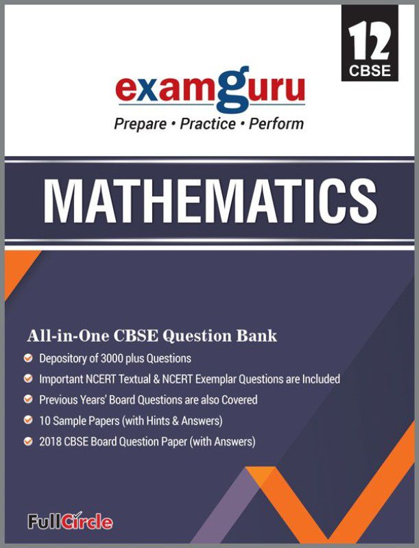 Examguru All In One CBSE Chapterwise Question Bank for Class 12 Mathematics (2019-20) 1 Edition  (English, Paperback, Ram Awatar Gupta)