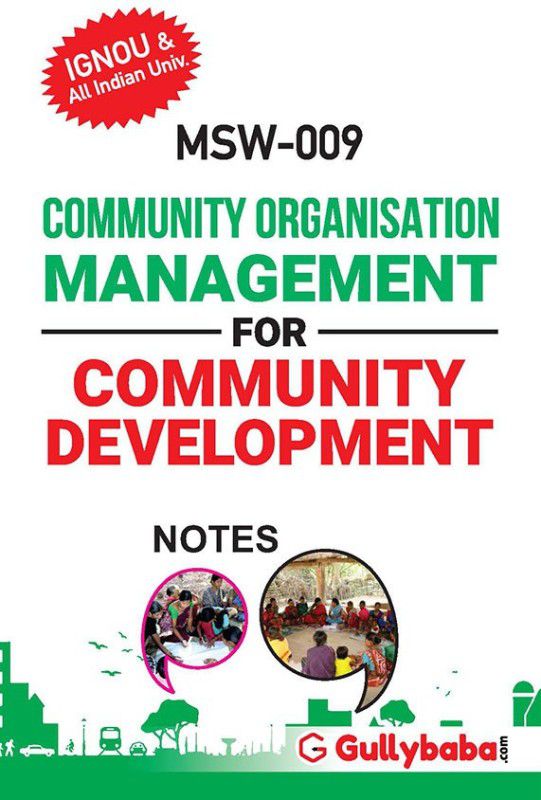 MSW-009 Community Organisation Management for Community Development  (Paperback, Gullybaba.com Panel)