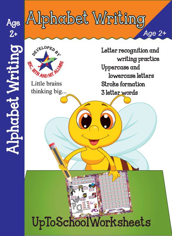 English Alphabet Learning and Writing  (English, Paperback, UpToSchoolWorksheets)