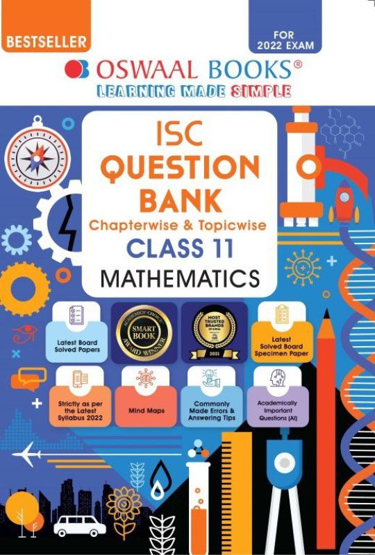Oswaal ISC Question Bank Class 11 Mathematics Book Chapterwise & Topicwise (For 2022 Exam)  (Paperback, Oswaal Editorial Board)