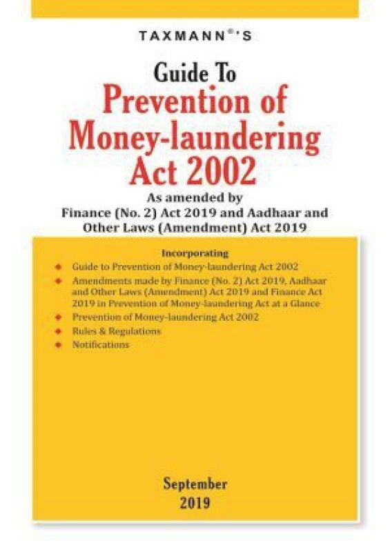 Guide to Prevention of Money - laundering Act 2002  (English, Paperback, TAXMANN)
