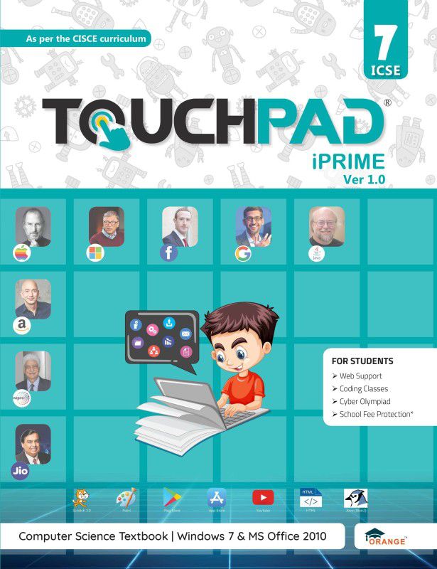 Touchpad iPrime Version 1.0 - Class 7 (Windows 7 and MS Office 2010)  (Paperback, Orange Education Pvt Ltd)