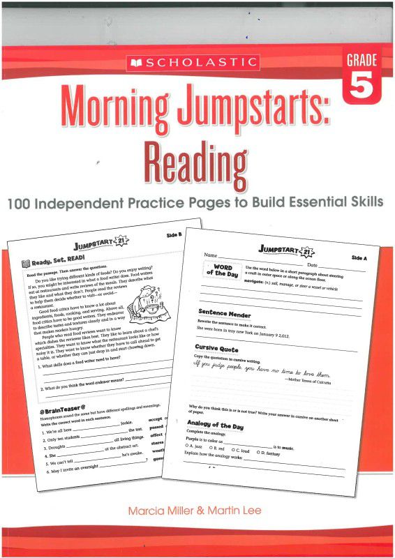 Morning Jumpstarts: Reading Grade 5  (English, Paperback, Lee Martin)