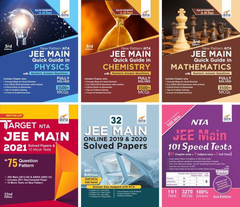 NTA JEE MAIN MEGA New Pattern Success Package 8th edition  (Paperback, Disha Experts)