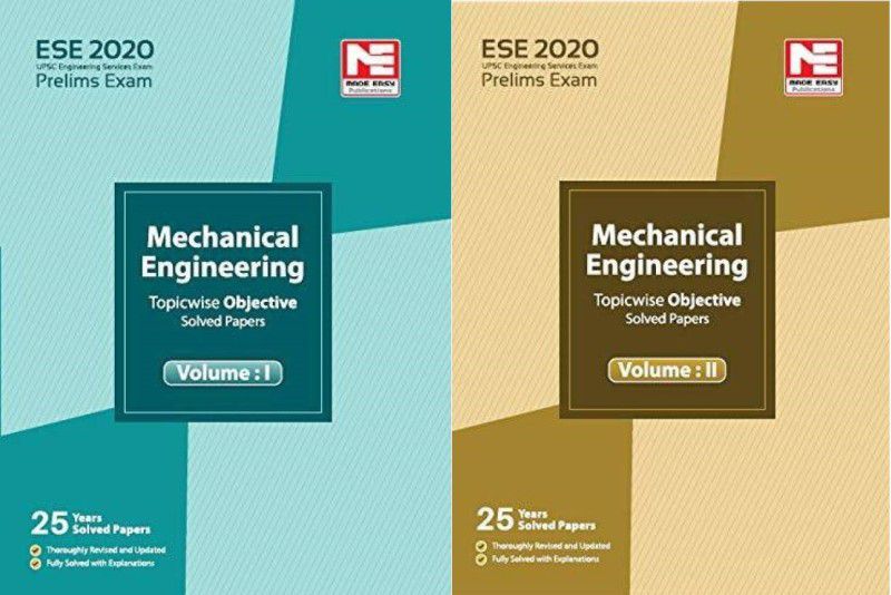 ESE 2020 : Preliminary Exam: Mechanical Engineering Objective Paper - Vol. 1 & 2 (Combo of 2 Books)  (English, Paperback, Made Easy Editorial Board)
