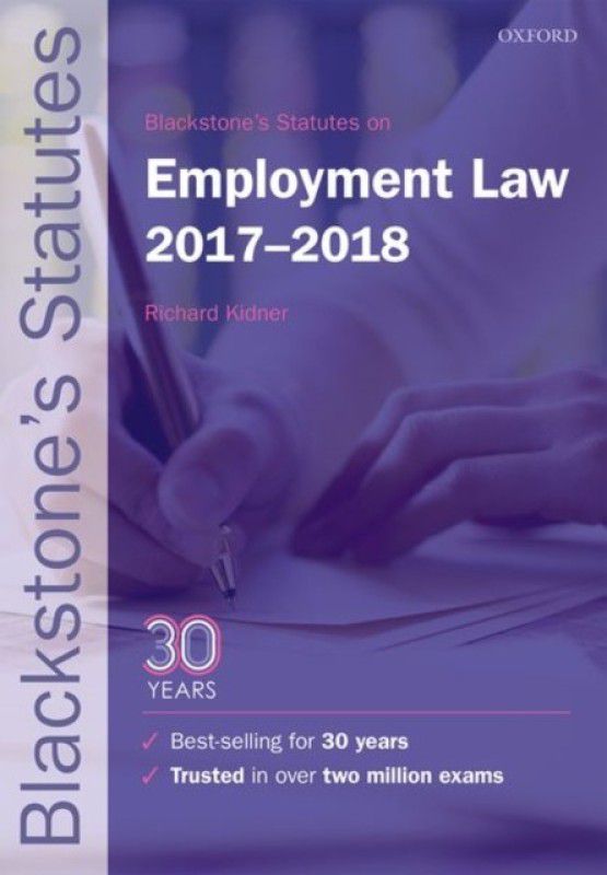 Blackstone's Statutes on Employment Law 2017-2018  (English, Paperback, unknown)