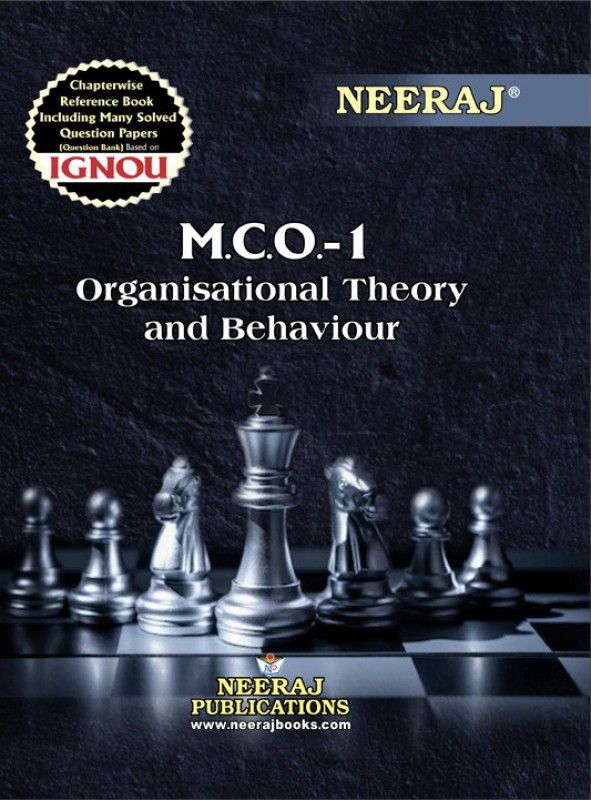 MCO-1 Organization Theory and Behaviour - Neeraj Publication MCO-1 Organization Theory and Behaviour (English Medium)  (Paperback, NEERAJ PUBLICATIONS)
