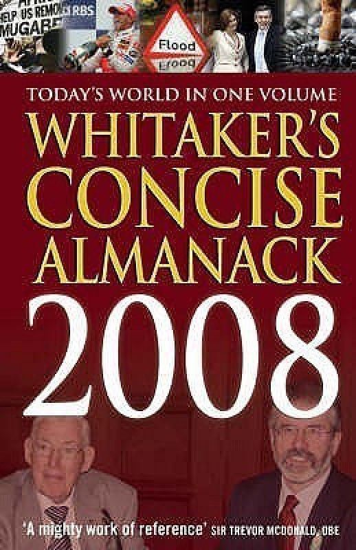 Whitaker's Concise Almanack 2008  (English, Paperback, unknown)