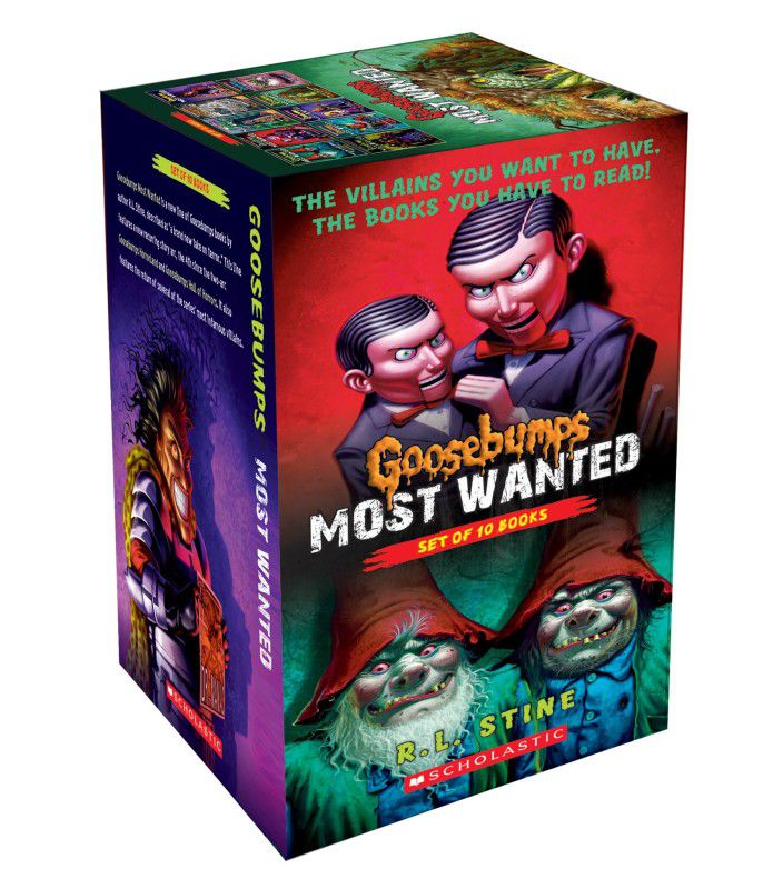 Goosebumps Most Wanted Set of Box (10 Books) - The Villains You Want to Have, The Books You Have to Read!  (English, Book, Stine R L)