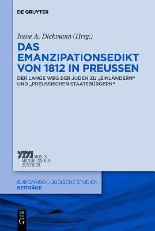 Das Emanzipationsedikt Von 1812 in Preussen  (German, Hardcover, unknown)