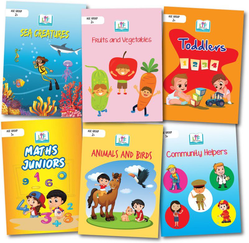 Smart Toddler Set, 6 Creative Books, Curriculum based, Worksheet book with educational activities, English  (Paperback, Learning Through Fun)