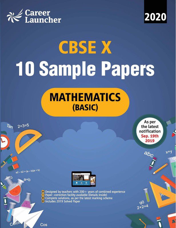 Cbse 2020 Class X 10 Sample Papers Mathematics (Basic)  (English, Paperback, unknown)