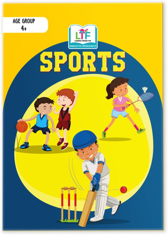 Sports Activity Book, Curriculum based, Worksheet book with educational activities, English  (Paperback, LEARNING THROUGH FUN)