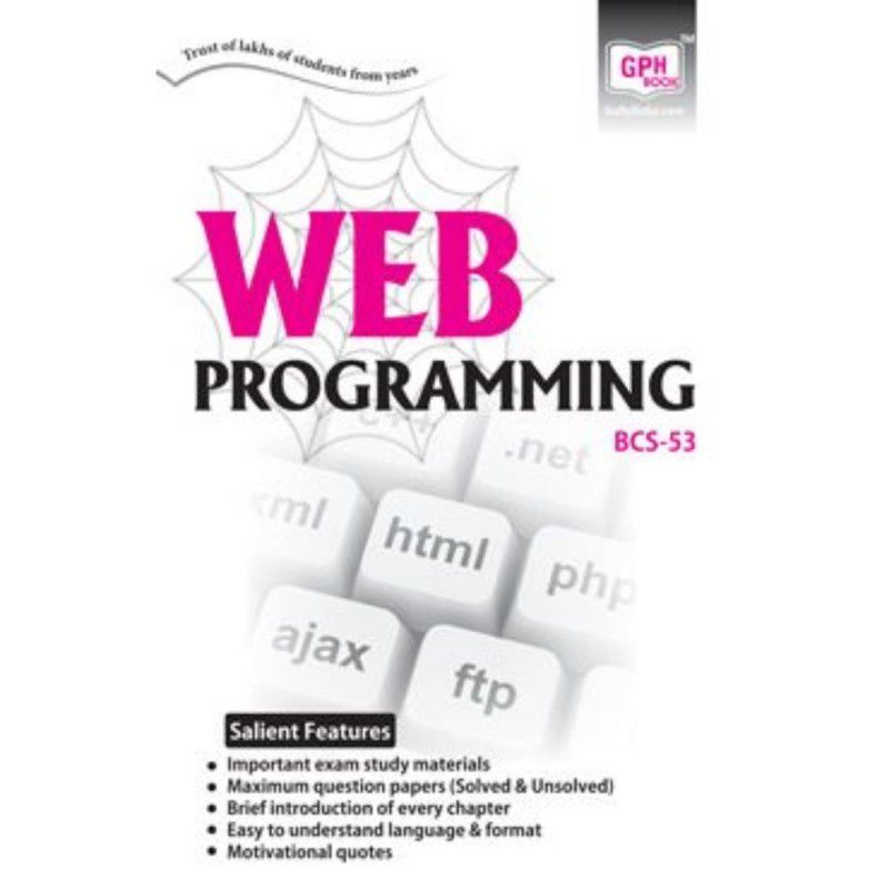 BCS-53 Web Programming (English, Paperback, GPH Panel of Experts)  (English, Paperback, GPH Panel of Experts)