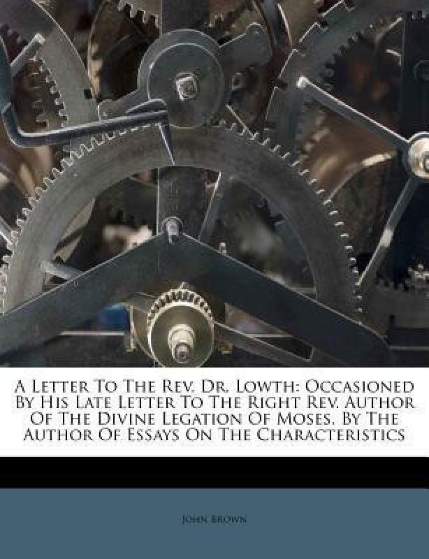 A Letter to the Rev. Dr. Lowth  (English, Paperback, Brown John)