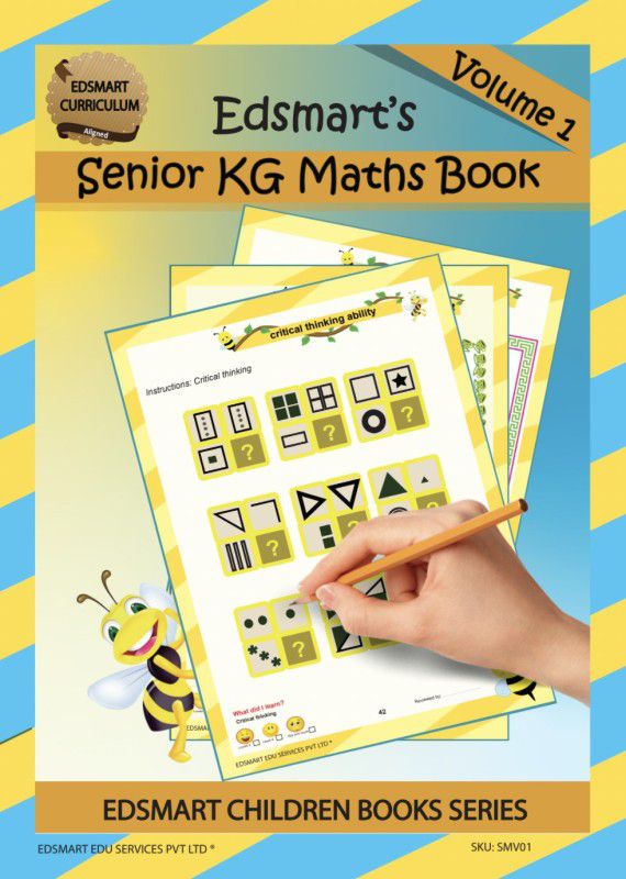 Senior KG Maths Vol1  (Paperback, EDSMART EDU SERVICES PRIVATE LIMITED)