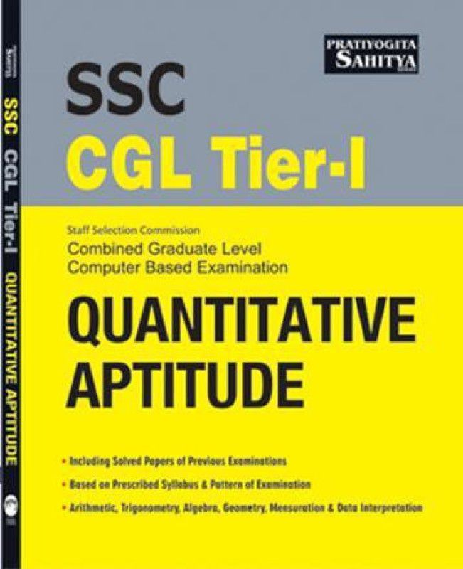 SSC CGL TIER 1 QUANTITATIVE APTITUDE  (English, Paperback, Editorial Board)