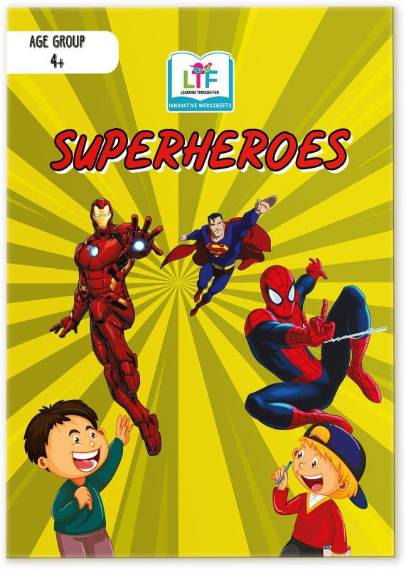 Superheroes Theme Story Book, English, Curriculum based, Worksheet book with educational activities  (Paperback, LEARNING THROUGH FUN)