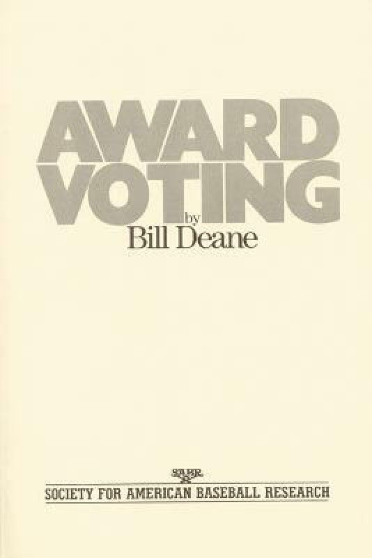 Award Voting  (English, Paperback, Deane Bill)