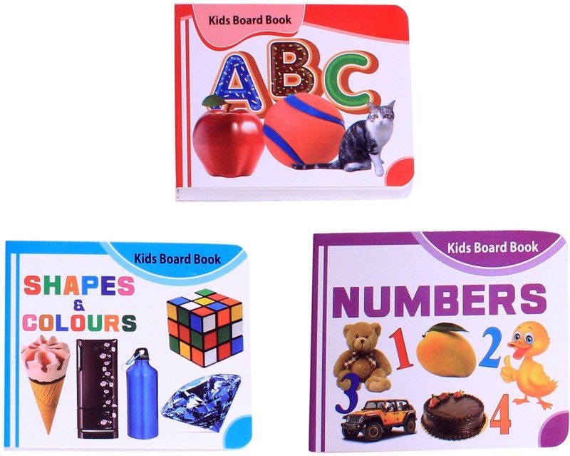Learning Pocket Book Set - Alphabets - Shapes - Numbers  (Hardcover, Amir)